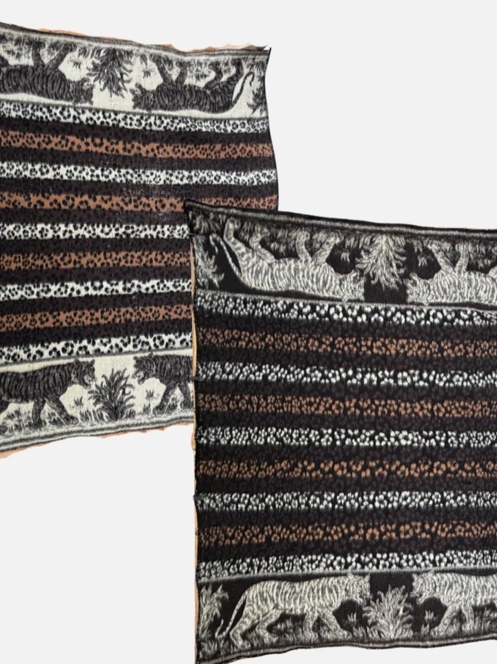 Vintage Santa Catalina Alpaca Wool Blanket Throw